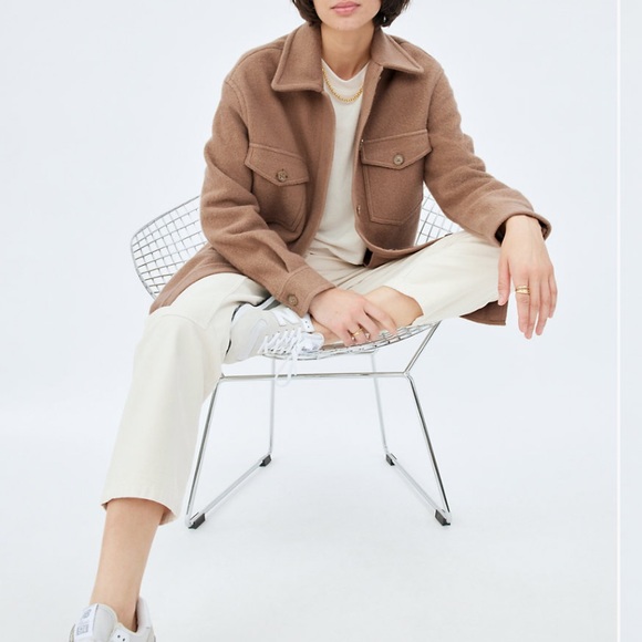 Aritzia Jackets & Blazers - Wilfred Free The Ganna Merino Wool Shirt Jacket size S